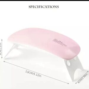 SUNmini Pink UV/LED Nail Lamp